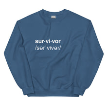 Load image into Gallery viewer, SURVIVOR Unisex Sweatshirt