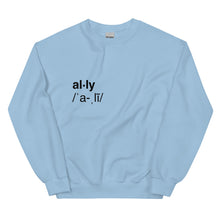 Load image into Gallery viewer, ALLY Unisex Sweatshirt