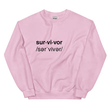 Load image into Gallery viewer, SURVIVOR Unisex Sweatshirt