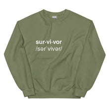 Load image into Gallery viewer, SURVIVOR Unisex Sweatshirt