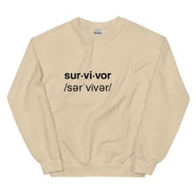 Load image into Gallery viewer, SURVIVOR Unisex Sweatshirt