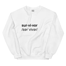 Load image into Gallery viewer, SURVIVOR Unisex Sweatshirt