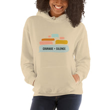 Load image into Gallery viewer, Courage Over Silence Tan Hoodie