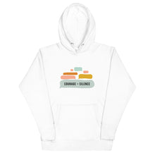 Load image into Gallery viewer, Courage Over Silence Unisex Hoodie