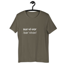 Load image into Gallery viewer, SURVIVOR Unisex T-shirt