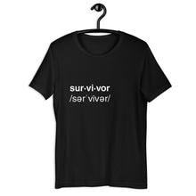 Load image into Gallery viewer, SURVIVOR Unisex T-shirt