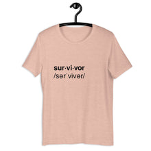 Load image into Gallery viewer, SURVIVOR Unisex T-shirt