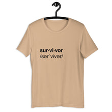 Load image into Gallery viewer, SURVIVOR Unisex T-shirt