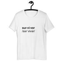 Load image into Gallery viewer, SURVIVOR Unisex T-shirt