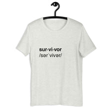 Load image into Gallery viewer, SURVIVOR Unisex T-shirt
